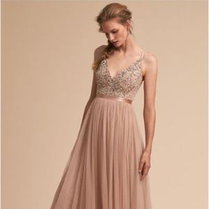 BHLDN Avery Dress in Blush size 10